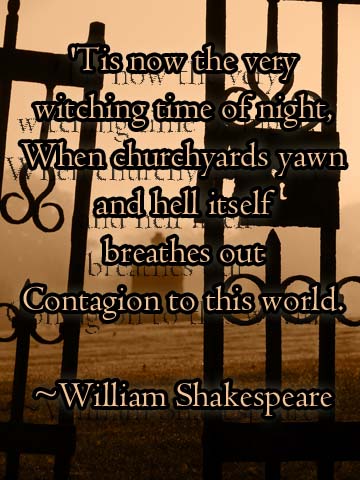 Dark Quotes Shakespeare On The Witching Hour Adrianlillycom